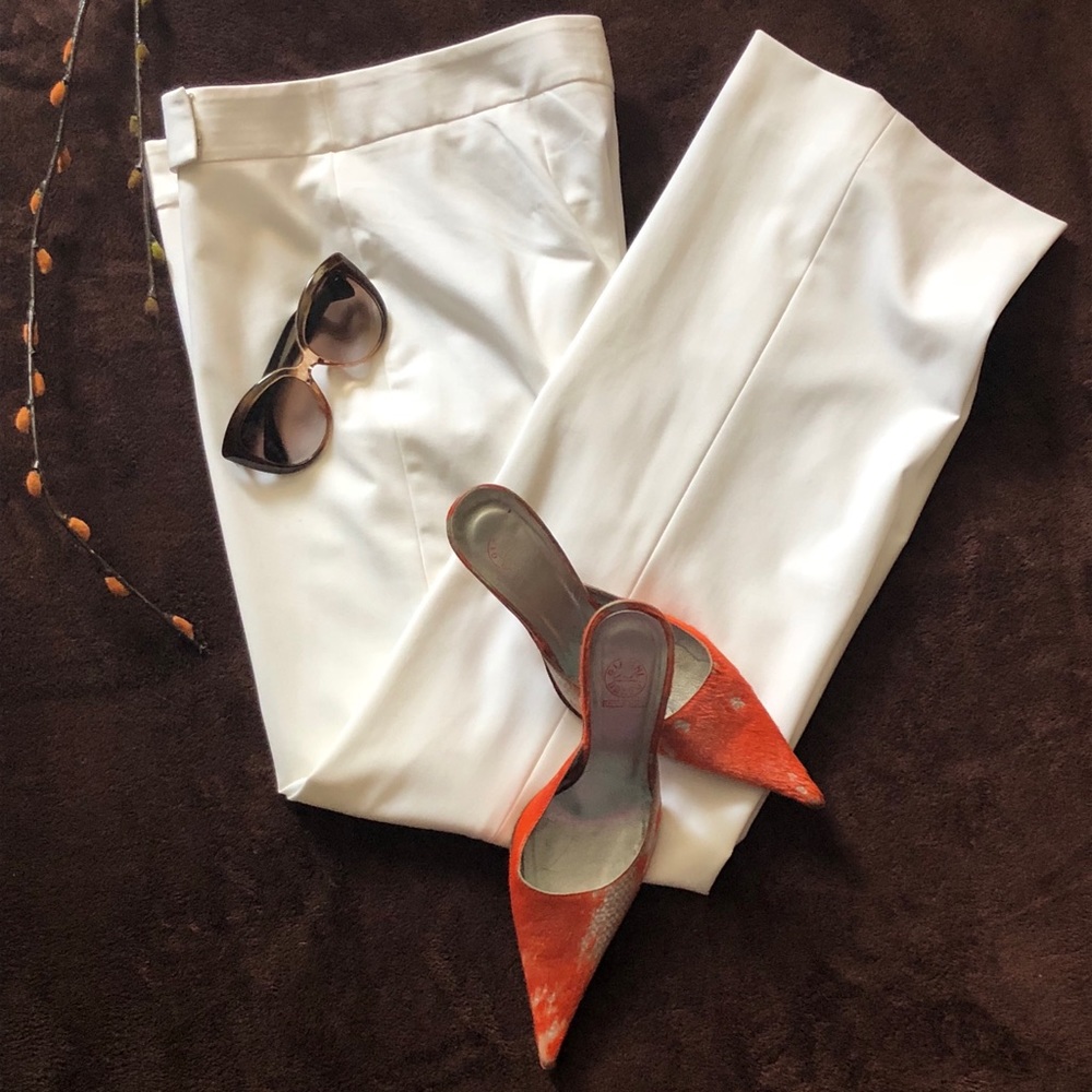 White House Black Market White Slacks